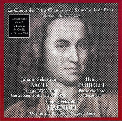 Les Petits Chanteurs de Saint Louis CD Bach, Purcell, Haendel